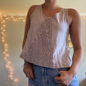 light purple tank top